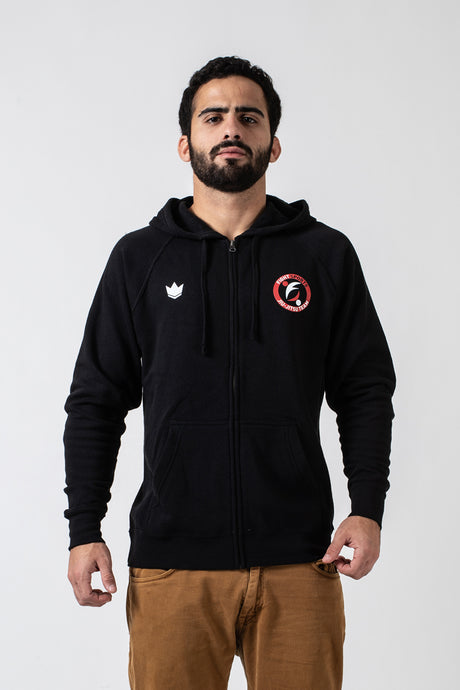 FIGHT SPORTS LOGO ZIP UP HOODIE