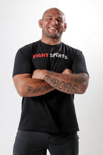 Load image into Gallery viewer, FIGHT SPORTS SCRIPT TEE