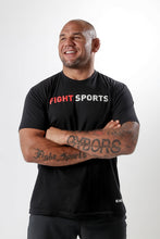 Load image into Gallery viewer, FIGHT SPORTS SCRIPT TEE